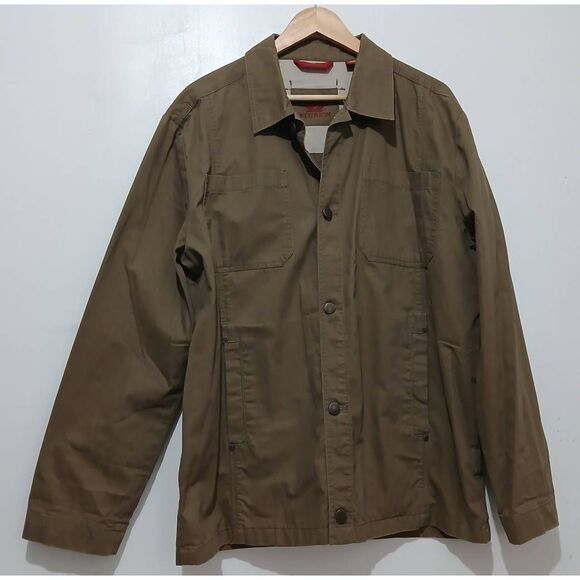 Reunion mens large military style blazer jacket army green fall - Picture 1 of 8
